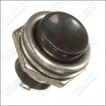 Black Momentary Spst Cap Push Button Switch Ac 6a 125v 3a