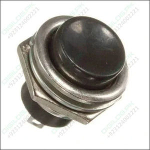 Black Momentary Spst Cap Push Button Switch Ac 6a 125v 3a