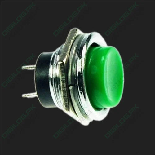 Green Momentary Spst Cap Push Button Switch Ac 6a 125v 3a