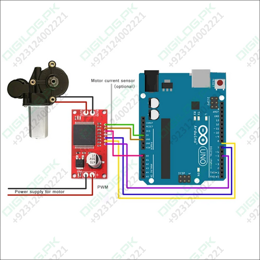 Monster Moto Shield Vnh2sp30 Motor Driver