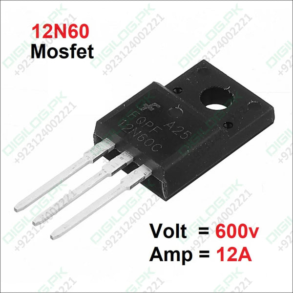 Mosfet 12n60 600v 12a N - channel Transistor New Original