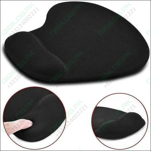 Mouse Pad With Gel Wrist Support Soft Ergonomic Mousepad