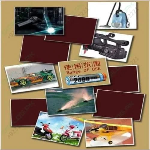 1 Piece Mp - 18650 1200mA 3.7v Lithium Ion Battery