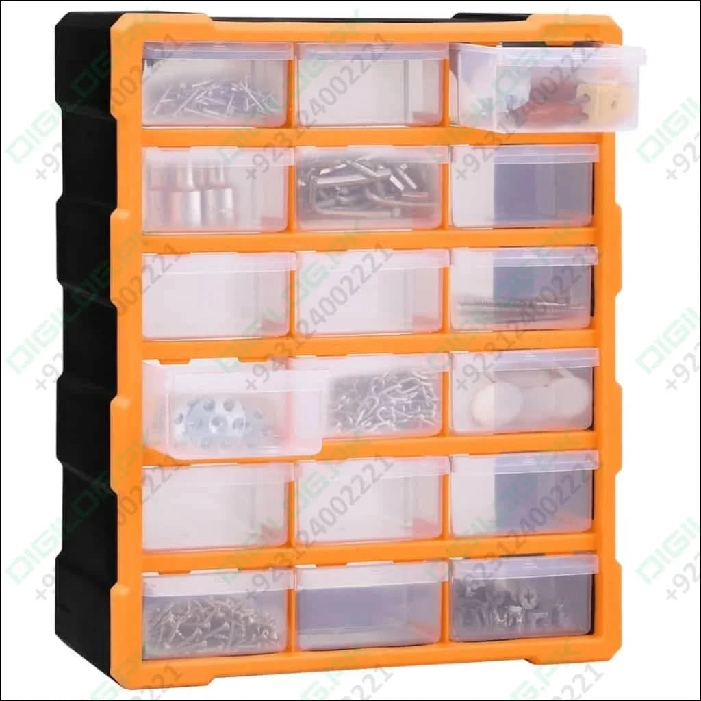 Multi-drawer Organizer With 18 Middle Drawers 38x16x47 Cm