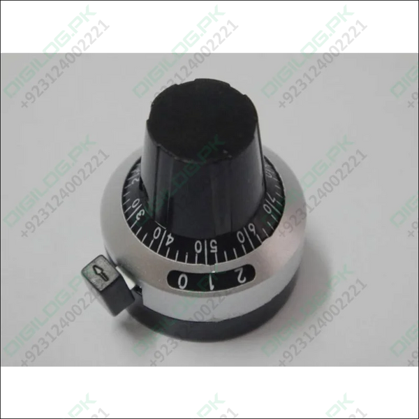 Multi - turn potentiometer knob with dial 3590S switch lock