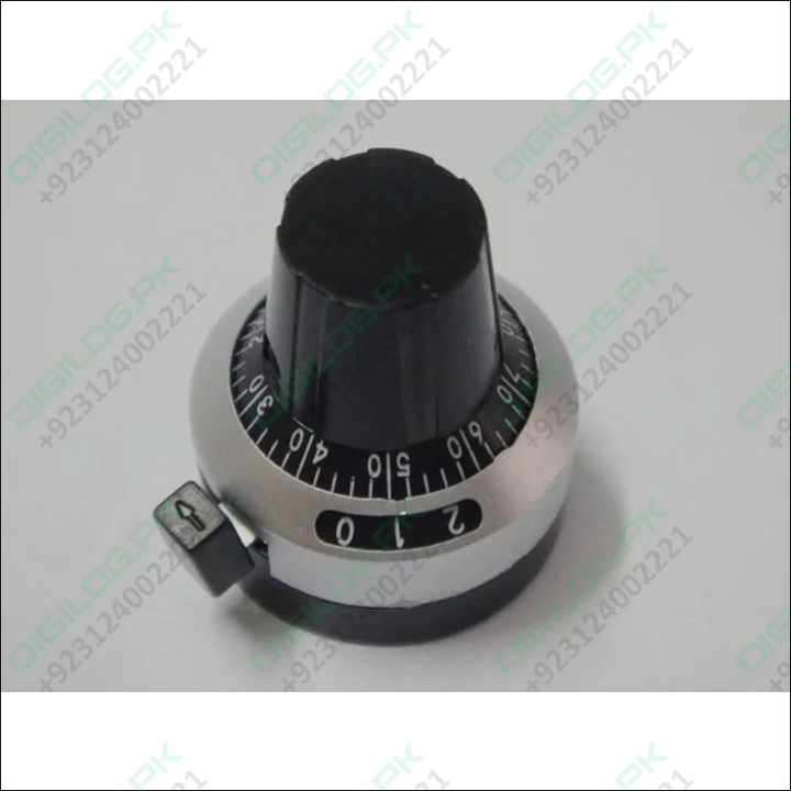 Multi - turn potentiometer knob with dial 3590S switch lock