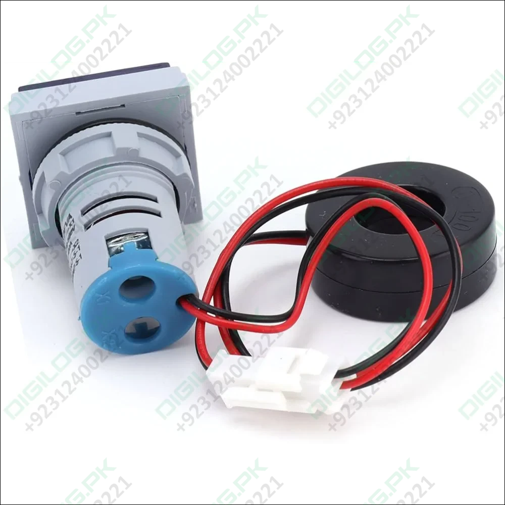 Multi colour square panel indicator voltage meter current meter with indicator signal lamp AD16-22FVA