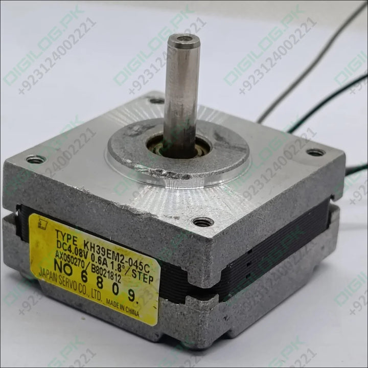 NEMA 14 Stepper motor KH39EM2-045C 0.6A JAPAN SERVO In Pakistan Pancake Stepper Motor