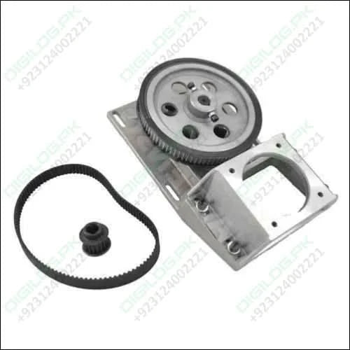 Oblique Teeth Nema34 Helical Gearbox With Timing Belt