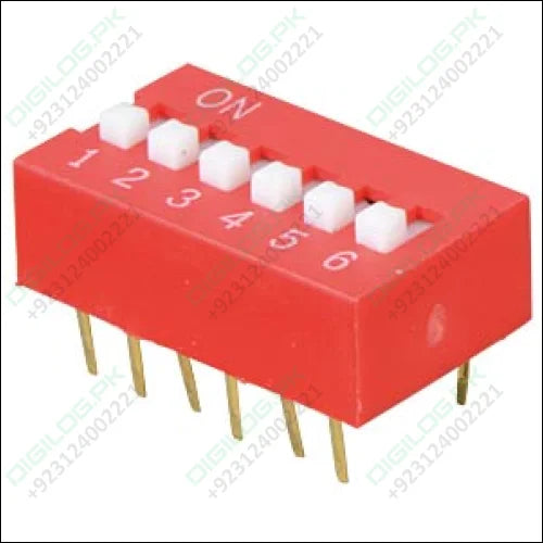 stock lot NT 06 Dip switch, vertical, 6-pin