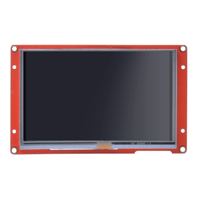 Nextion NX8048P050-011R 5 inch Intelligent Series HMI resistive touch display, front view