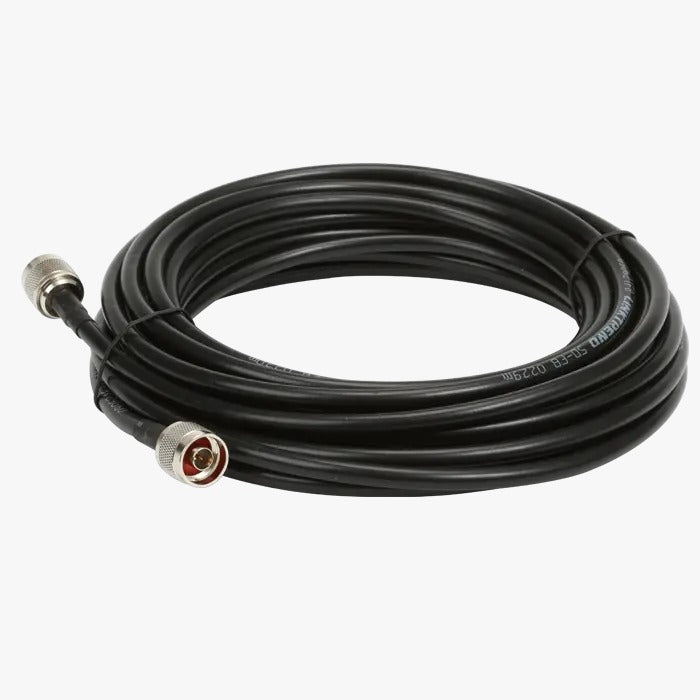 N-Type Male to Male Low Loss RF11 Coaxial Cable 40ft (12m)