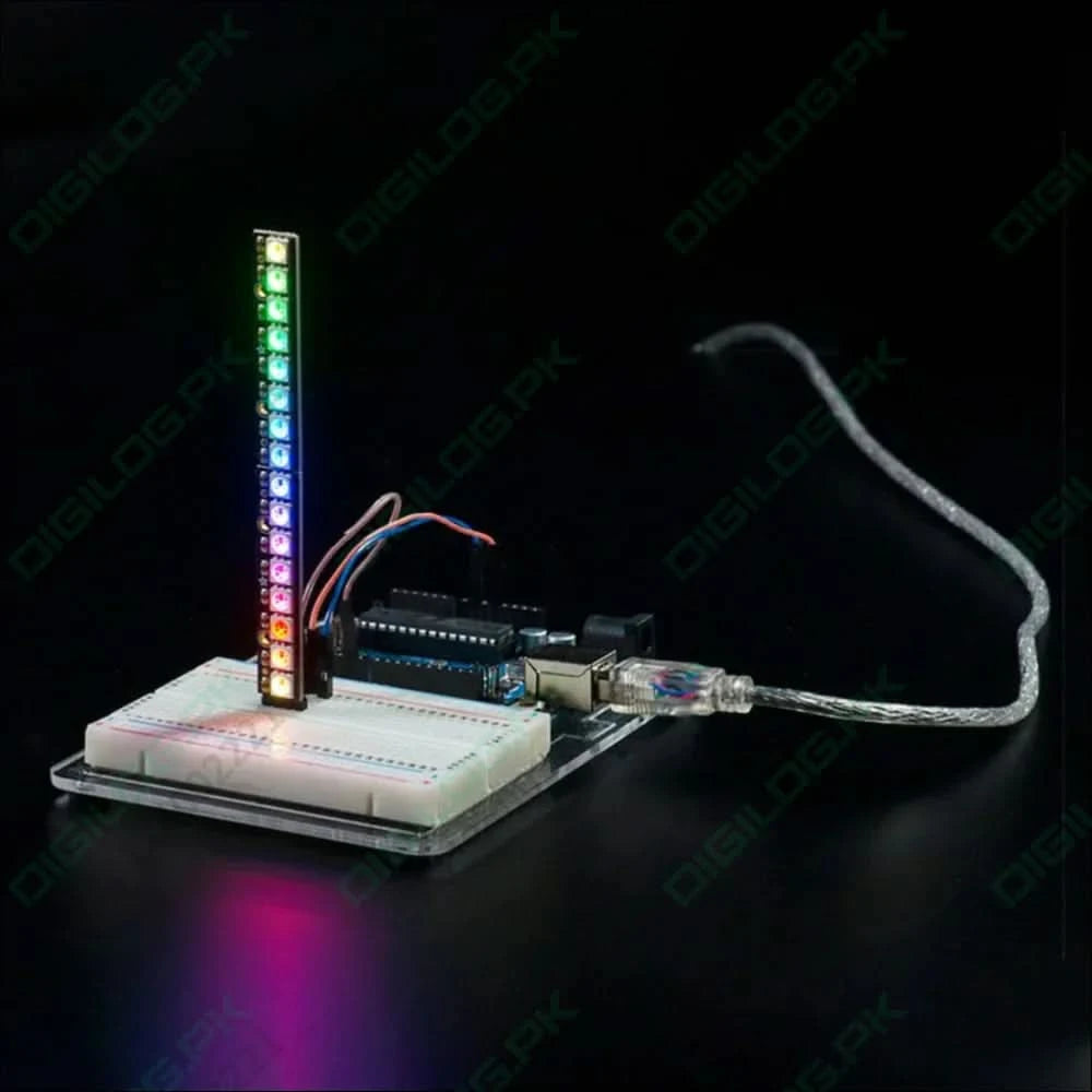 NeoPixel Stick 8x5050 RGB LED with WS2812 Driver - 8-Bit LED Strip Module