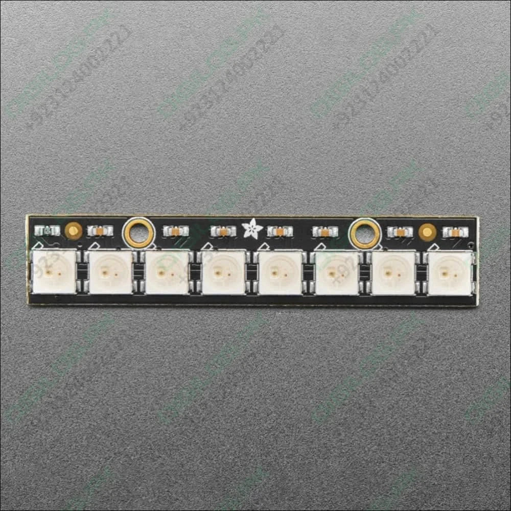 NeoPixel Stick 8x5050 RGB LED with WS2812 Driver - 8-Bit LED Strip Module