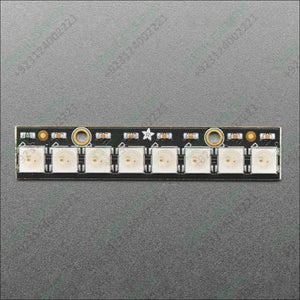 NeoPixel Stick 8x5050 RGB LED with WS2812 Driver - 8-Bit LED Strip Module