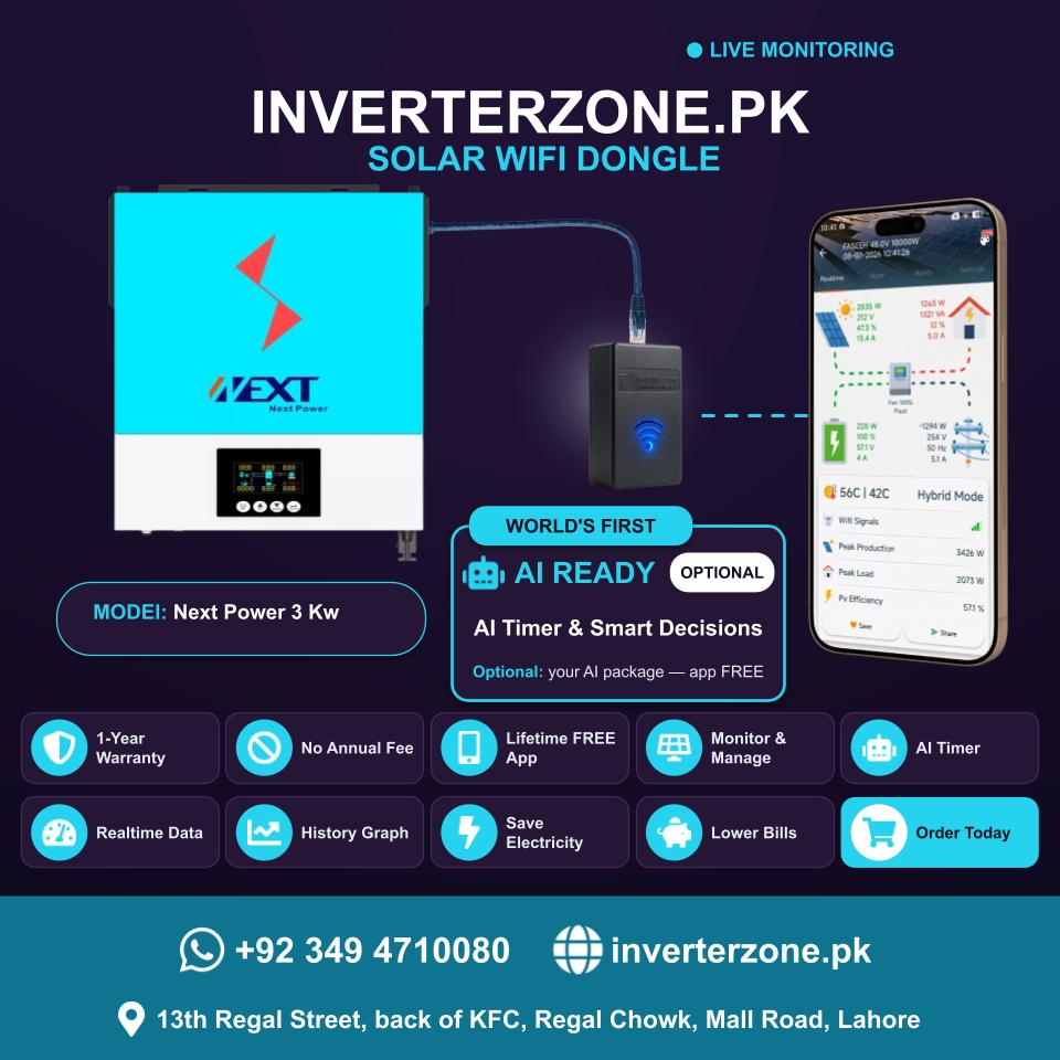 Next Power 3 Kw Solar WiFi Dongle - Real-Time Solar Monitoring