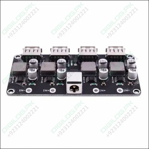 MH-KC24 4-Channel DC-DC Buck Converter with QC3.0 Fast Charging - 6-32V to 3V/5V/9V/12V/24V