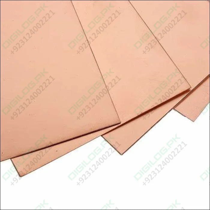 12x6 Inches Copper Clad Sheet Single Sided