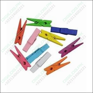 Colorful Push Pin with Wooden Clips 50MM