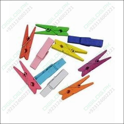 Colorful Push Pin with Wooden Clips 50MM