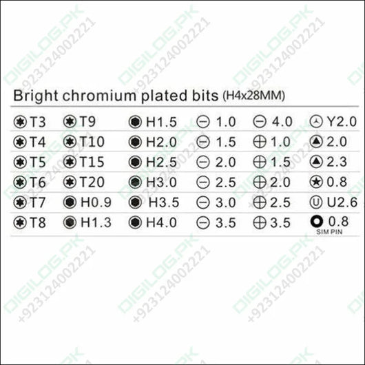 Jakemy 8136 40 In 1 Precision Screwdriver Kit For Mobile