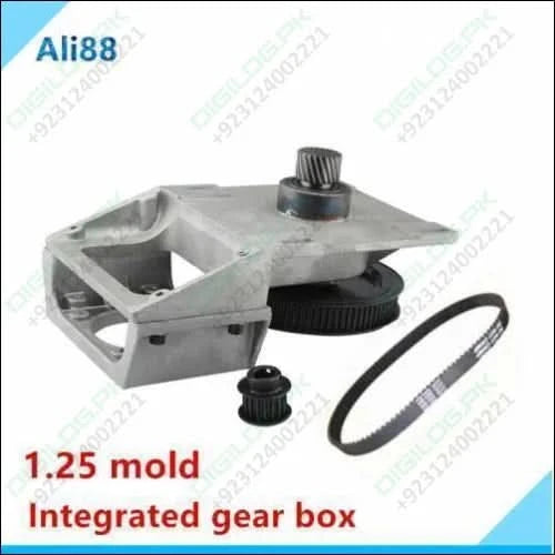 Oblique Teeth Nema34 Helical Gearbox With Timing Belt