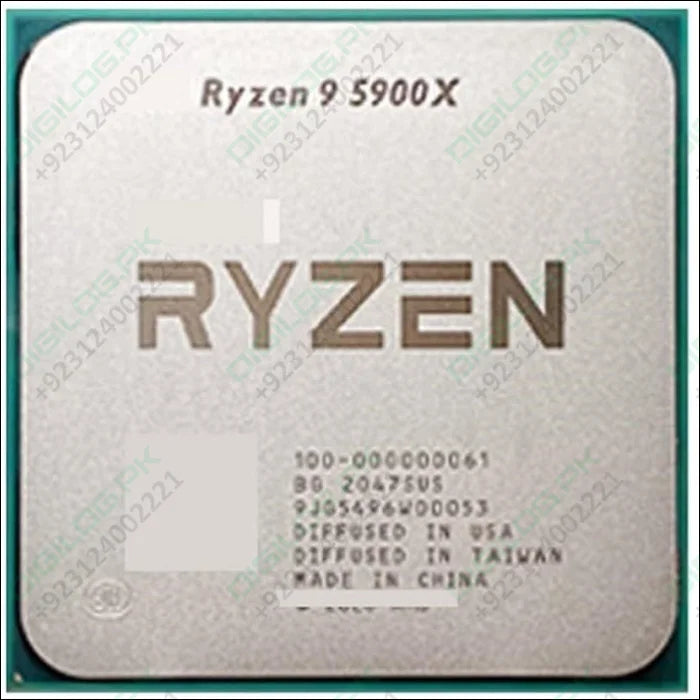 On Demand AMD Ryzen 9 R9 5900X Processor 12 cores and 24 threads CPU for Gaming & Multitasking