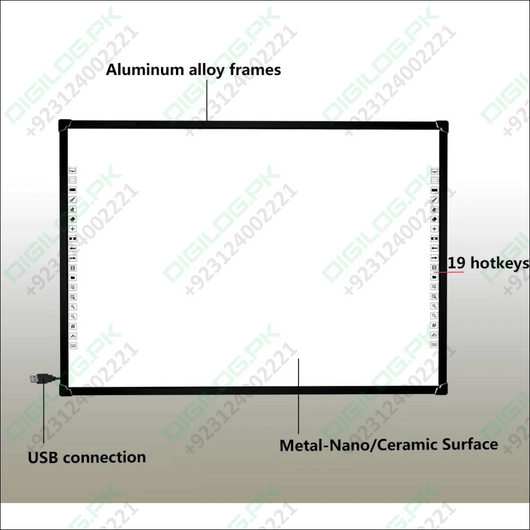 Optiview Interactive Whiteboard Touchable Display 82 Inch