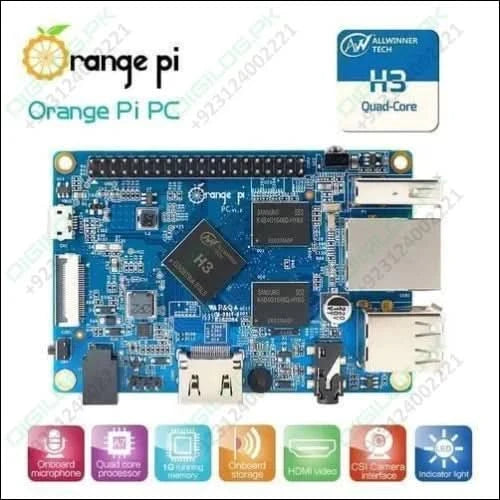 1GB RAM Orange Pi Pc H3Quad Core Development Board Module