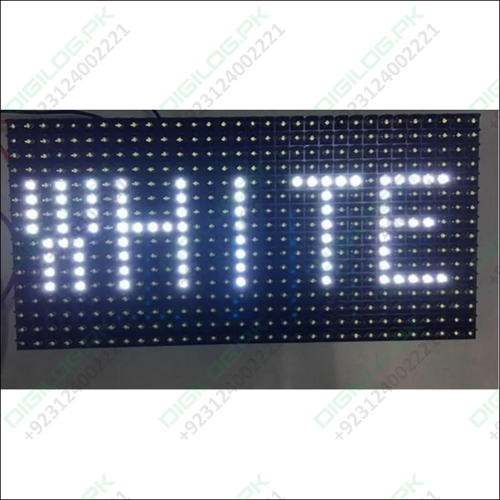 P 10 White Led Display Panel Module