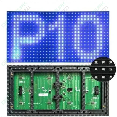 P10 Blue Smd Led Display Panel Semi Outdoor Module