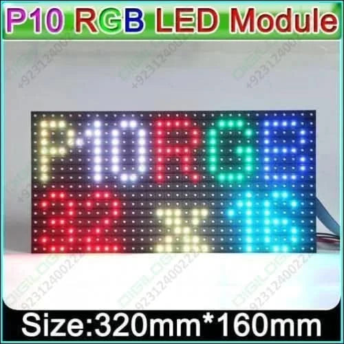 P10 Full Color Led Display Video Module 320x160mm