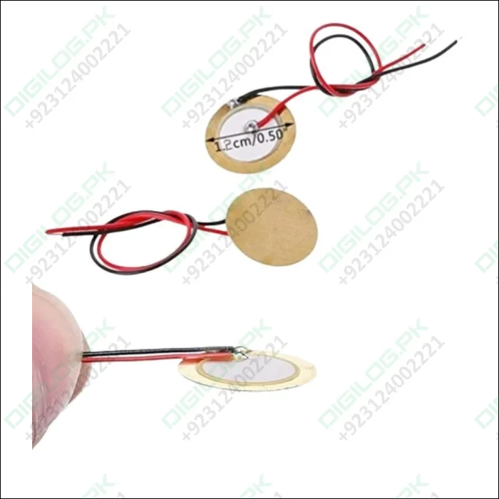 12mm Piezoelectric Ceramic Buzzer beep Wafer Plate sound