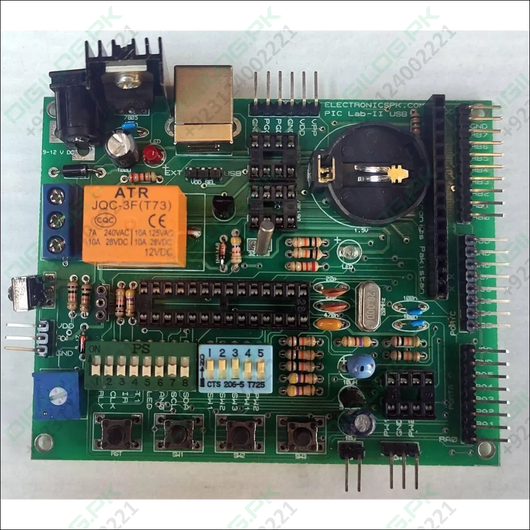 Microchip Pic Lab-ii Development Board 28 Pin