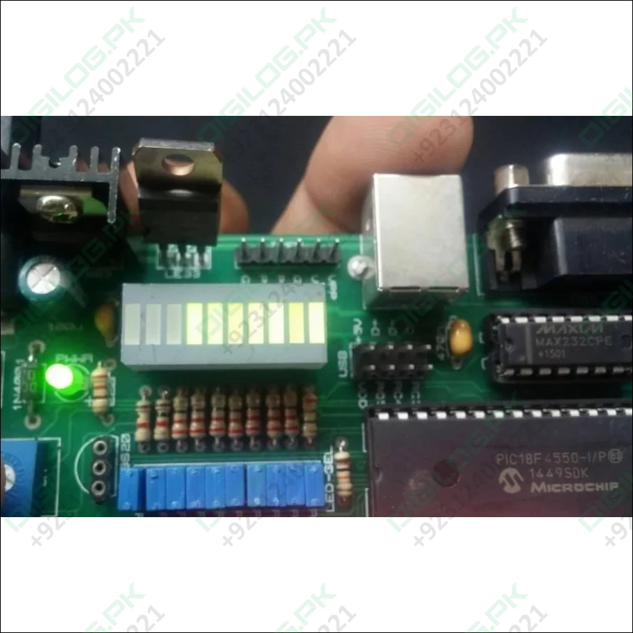Pic Lab-iii Microchip Microcontroller Development Board