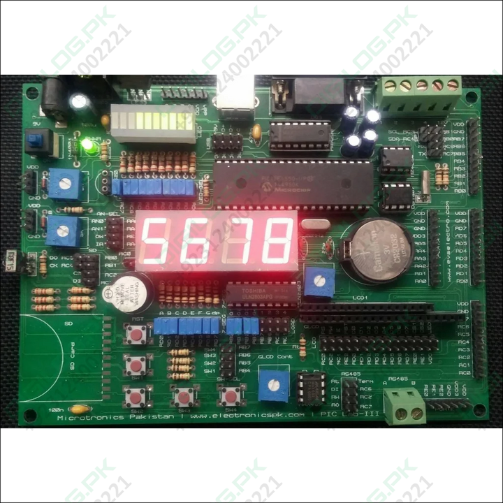 Pic Lab-iii Microchip Microcontroller Development Board