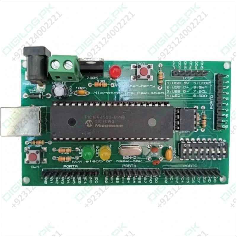 PIC Strawberry Microcontroller Development Board In Pakistan