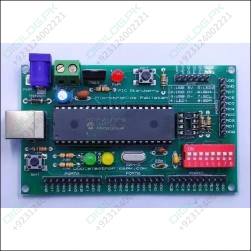 PIC Strawberry Microcontroller Development Board In Pakistan
