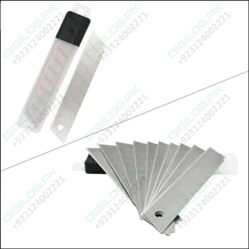 Paper Cutter Knife Blade in Plastic Tube Packing 10 PCS