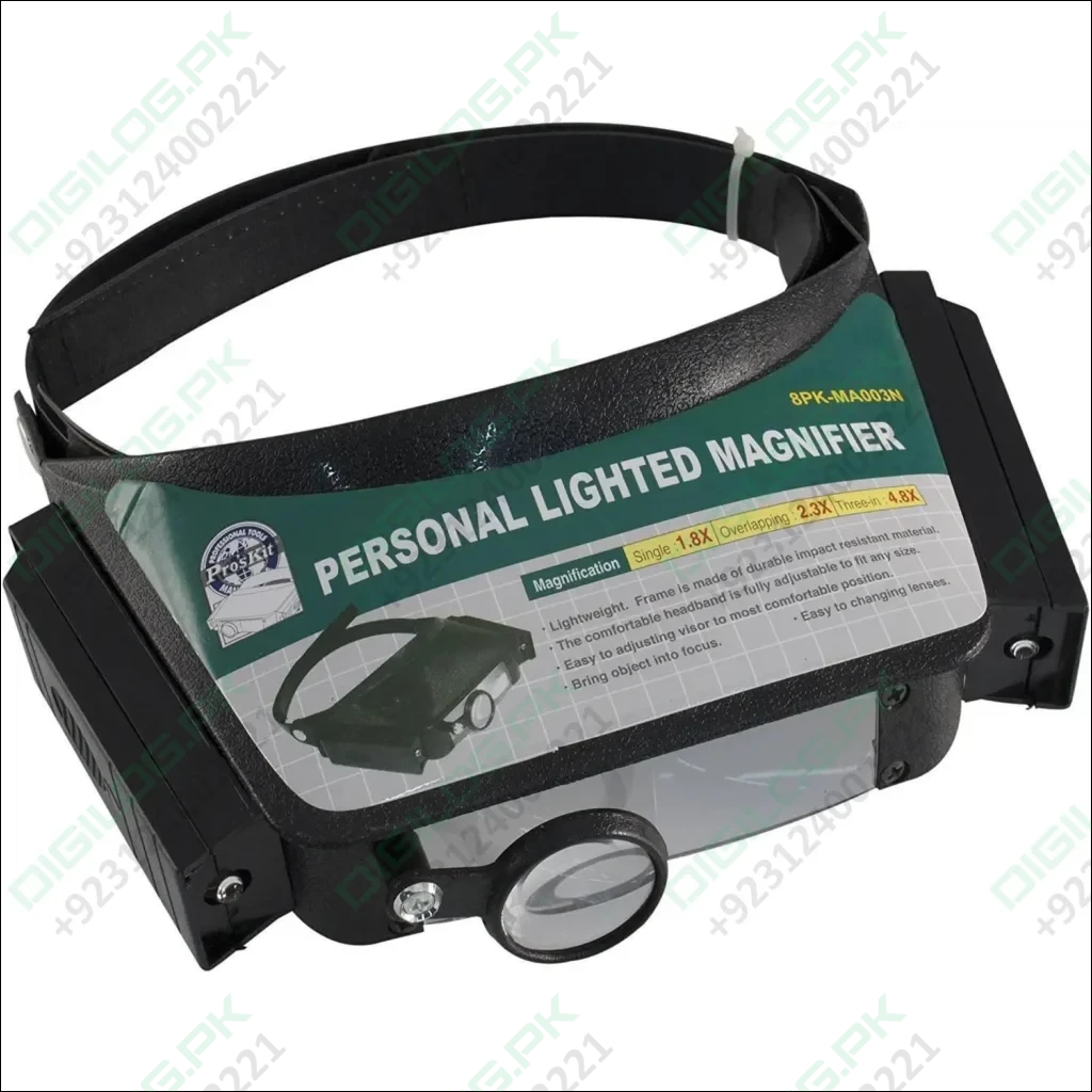 Personal Magnifier Comfortable Headband Light Weight 640mm