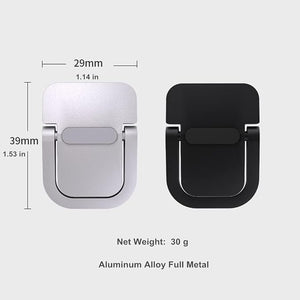 Portable Mini Aluminium Laptop Stand Pair  (Foldable Feet)
