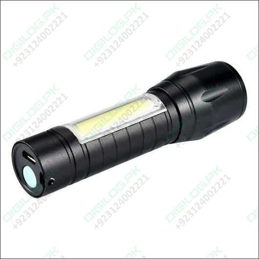 Portable Mini Telescopic Zoom Xpe Cob Led Main Light White