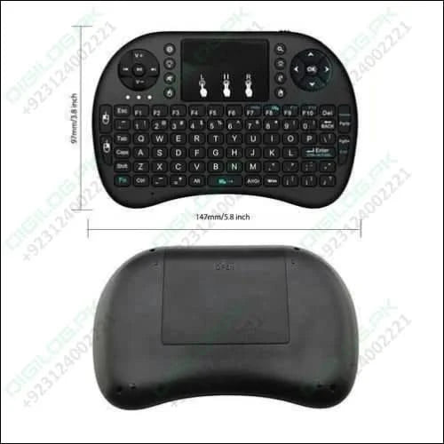 Portable Mini Wireless Keyboard Controller With Touchpad