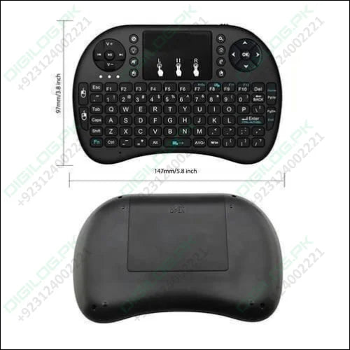 Portable Mini Wireless Keyboard Controller With Touchpad