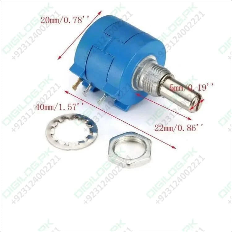 1k Multiturn Potentiometer Ohm 2w Bourns Pot 3590s - 2