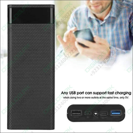 Quick Charging Qc 3.0 Fast Diy Power Bank 8x18650 Portable