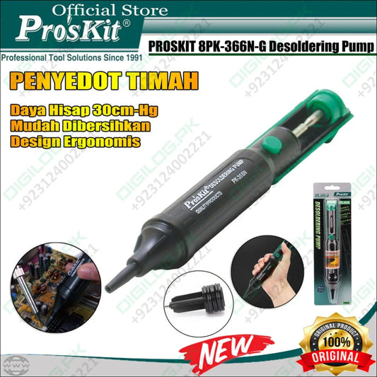 Pro’skit Proskit 8PK-366N-G Suction Tin Solder Suckers