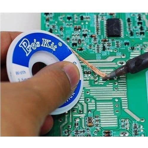 Proskit Desoldering Wire For Width 2.5mm 8pk031c 1.5m Solder