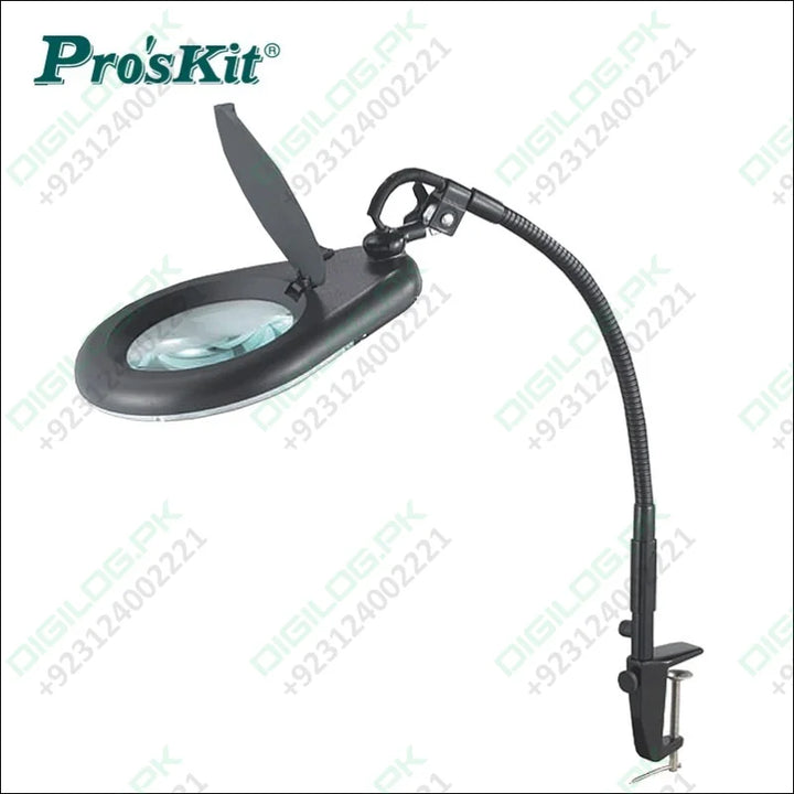 Proskit MA-1225 360° Magnifying Glass Desk Lamp Tool Repair Welding Reading 22W T5 Round Fluorescent Lamp Without Shadow