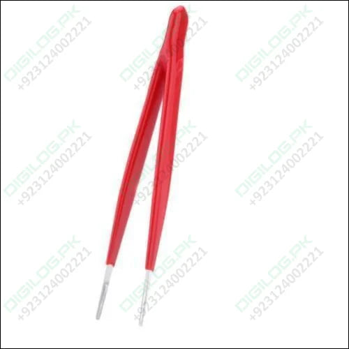 Proskit 2pcs Tweezers Straight & Curved Tip 908t301